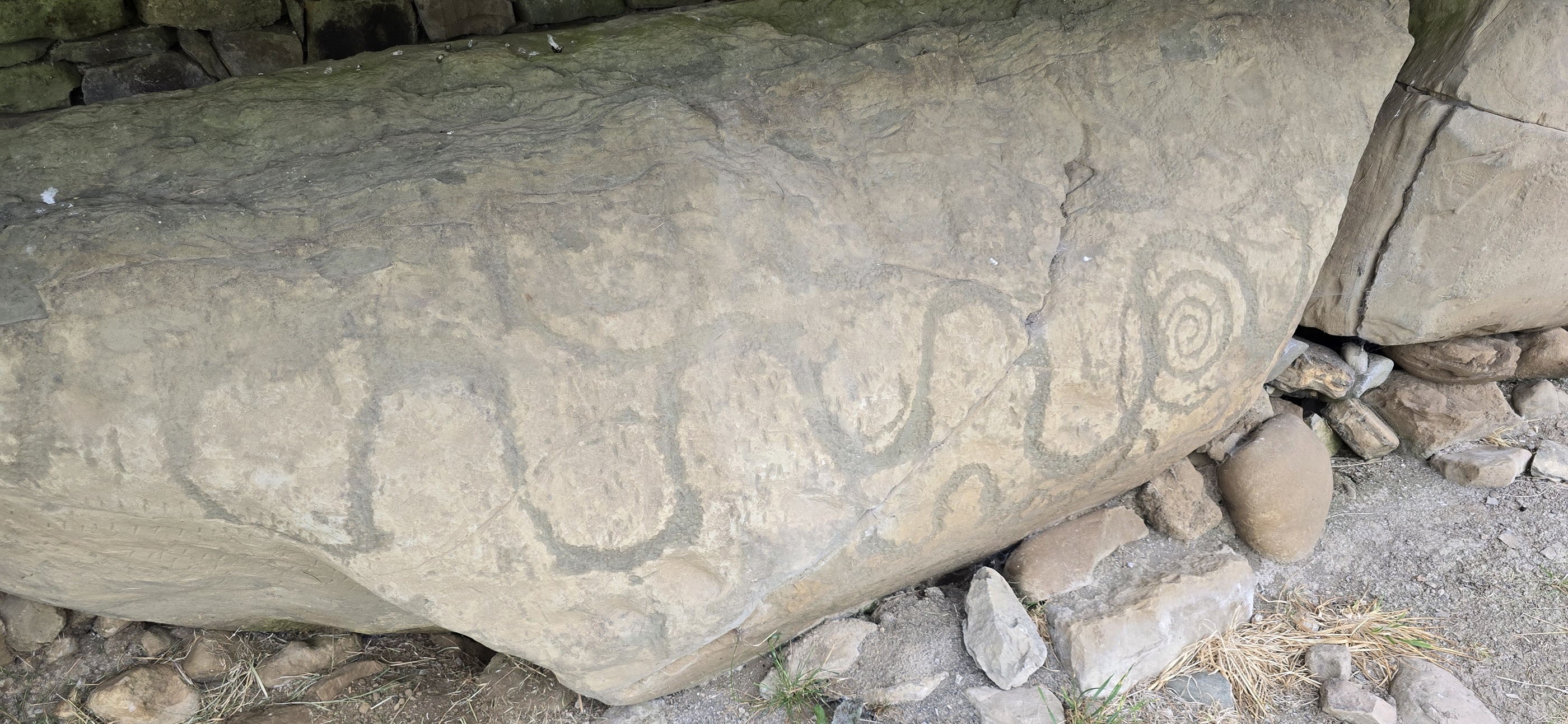 Stone art at Knowth