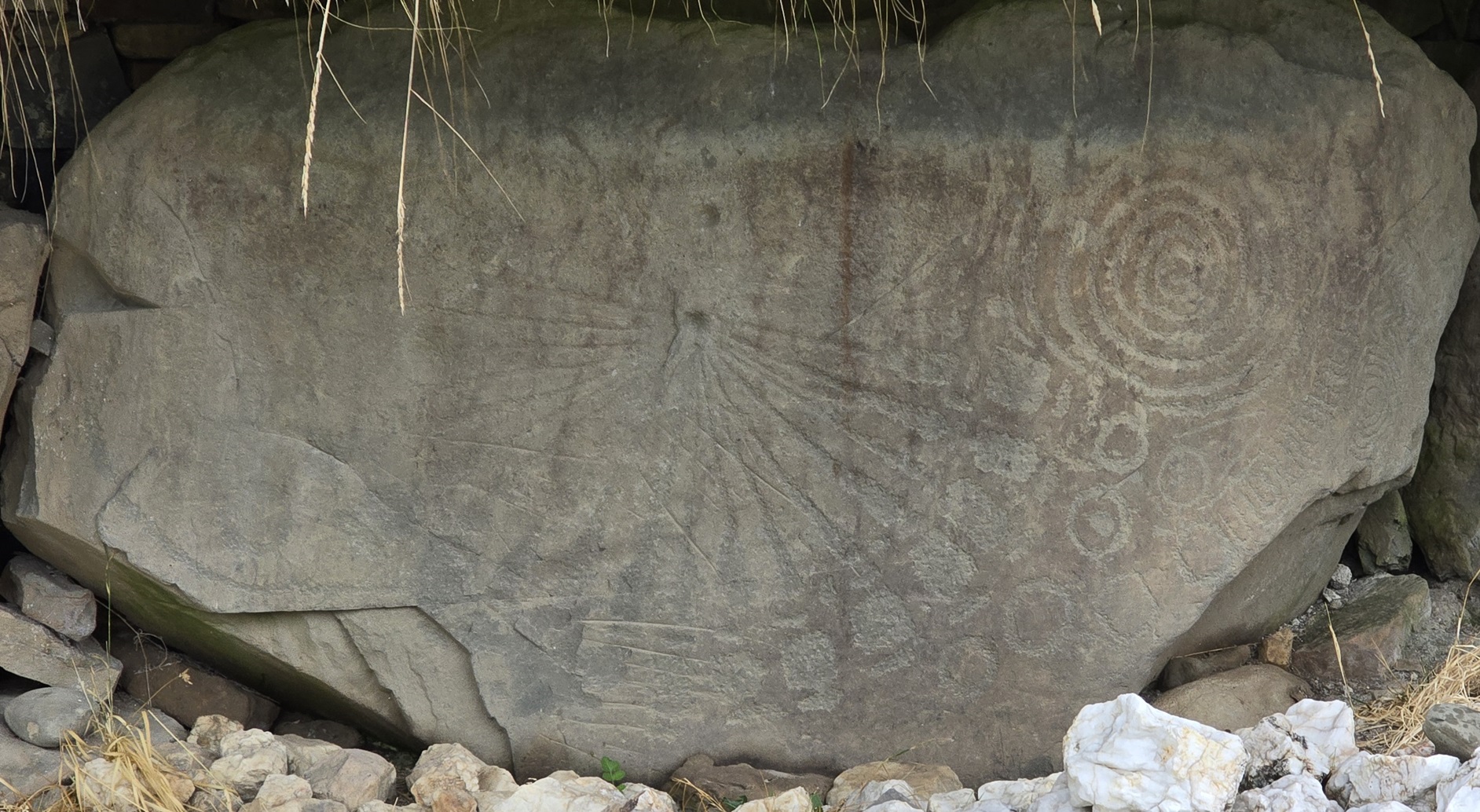 Stone art at Knowth