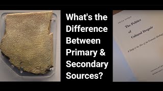 What's The Difference Between Primary &
                  Secondary Sources?